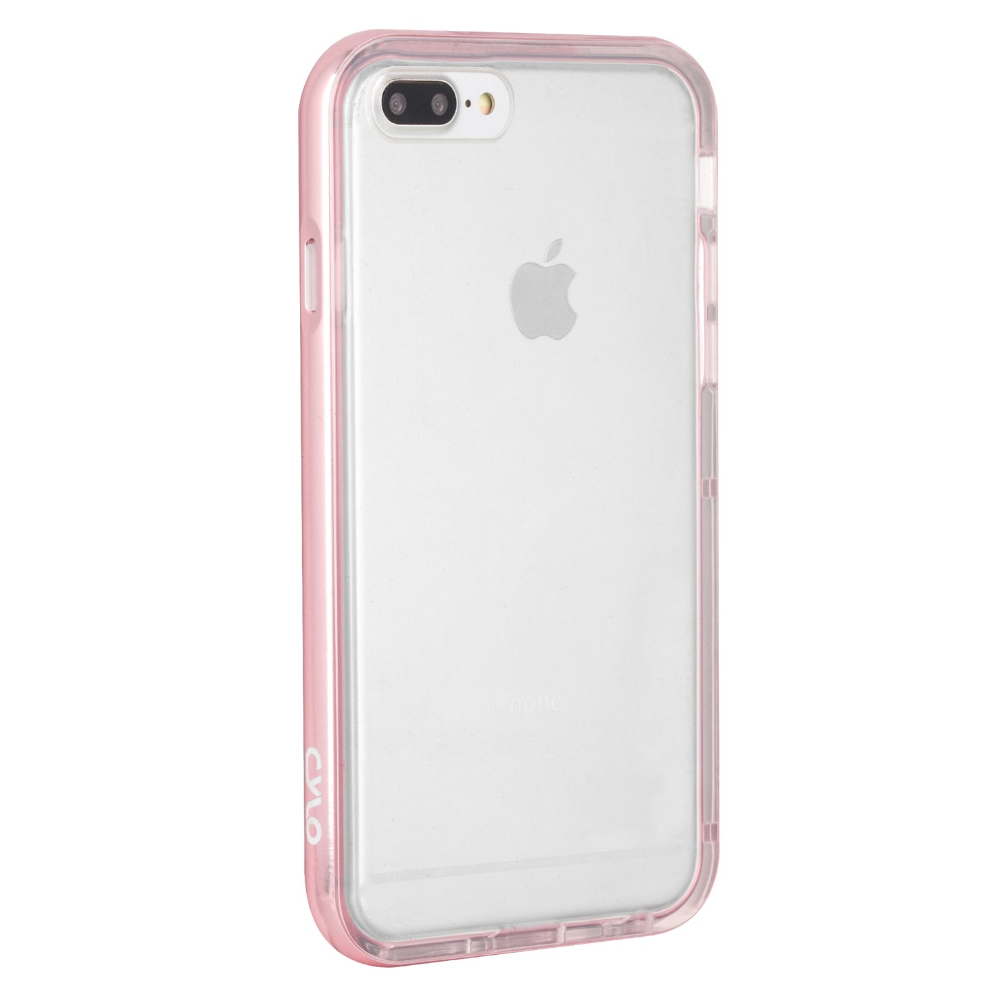 Pink Rose Gold Metallic Drop-Shield iPhone Case